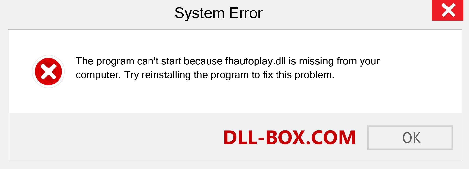  fhautoplay.dll file is missing?. Download for Windows 7, 8, 10 - Fix  fhautoplay dll Missing Error on Windows, photos, images